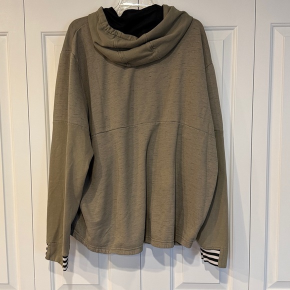 Adidas Light Green Pullover Hoodie 2X - Picture 6 of 12